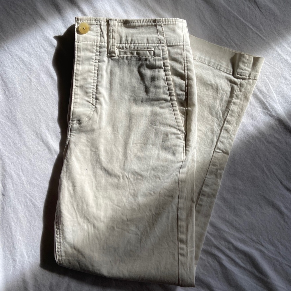 Everlane white chino pants